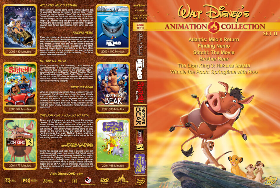 Walt Disney S Classic Animation Collection Set 17 Mov Vrogue Co
