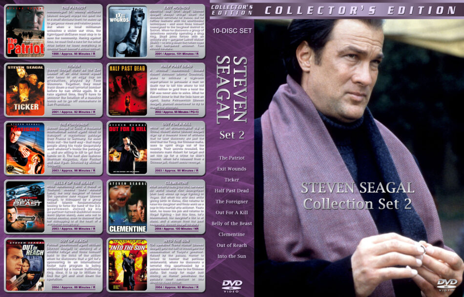 steven seagal collection – set 2 (10) (1998-2004) r1 custom