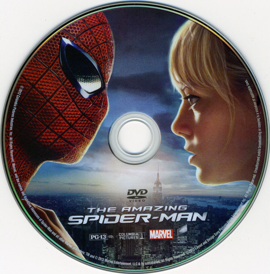 The Amazing Spider Man Blu Ray Cover Labels R