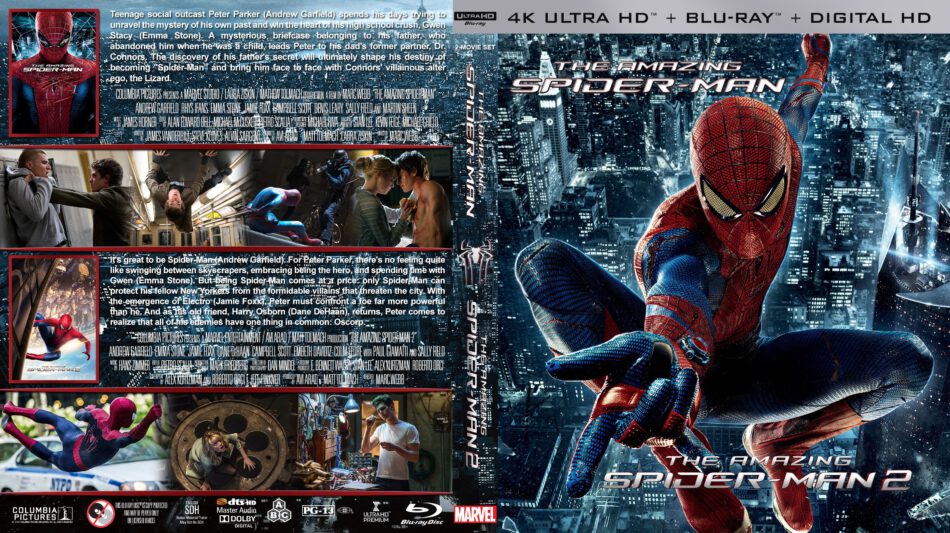 The Amazing Spider Man Double Feature 4K UHD Custom Cover DVDcover