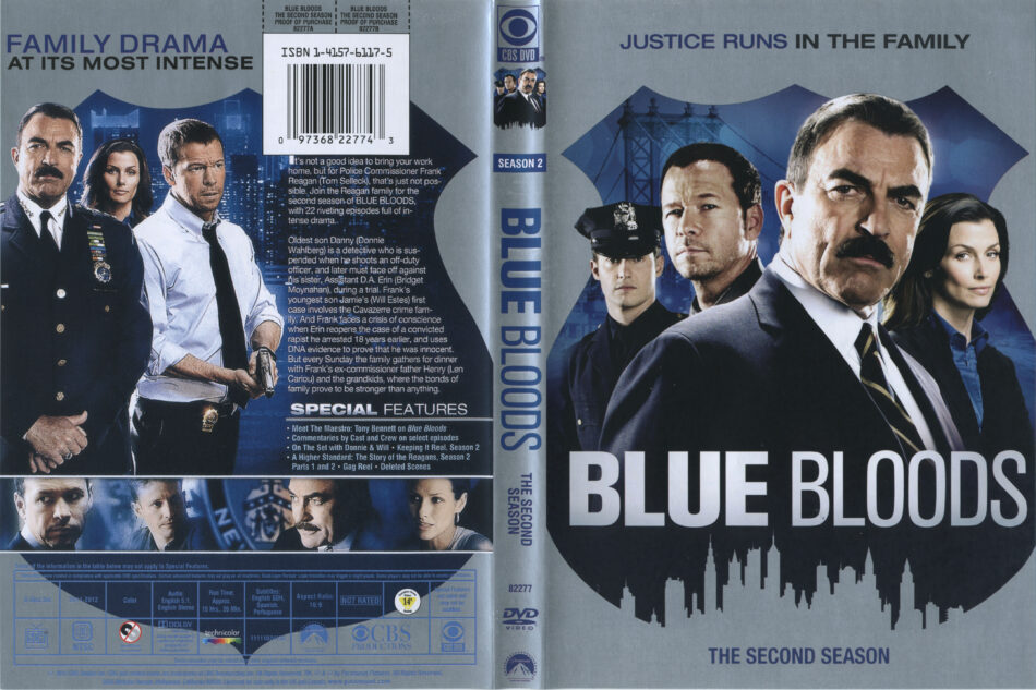 Blue Bloods The Second Season R Dvd Cover Labels Dvdcover