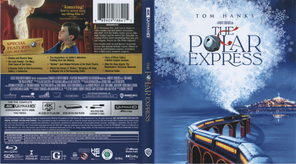 The Polar Express K Uhd Cover Labels Dvdcover