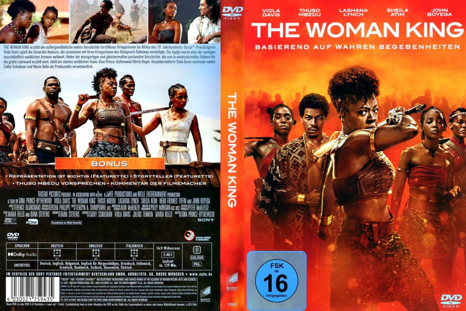 The Woman King R De Dvd Cover Dvdcover