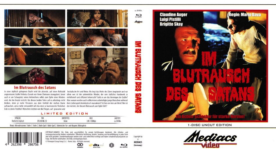 Im Blutrausch Des Satans 1971 DE Blu Ray Covers DVDcover