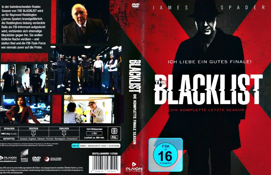 The Blacklist Staffel 10 R2 DE DVD Cover DVDcover