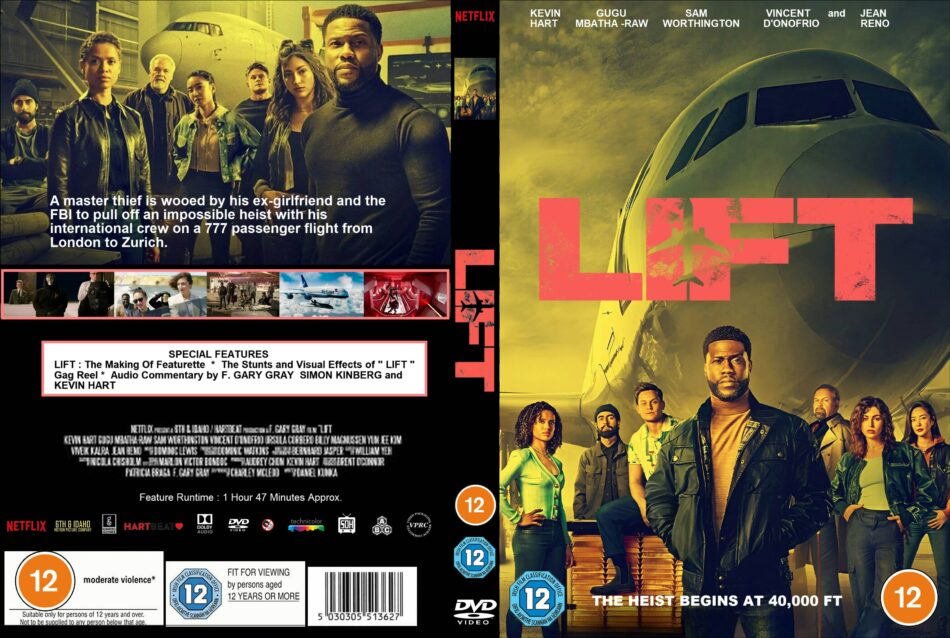 Lift 2024 Custom R2 UK DVD Cover And Label DVDcover