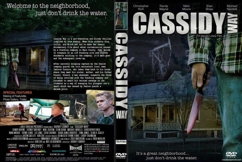 Cassidy Way dvd cover (2015) R1 CUSTOM