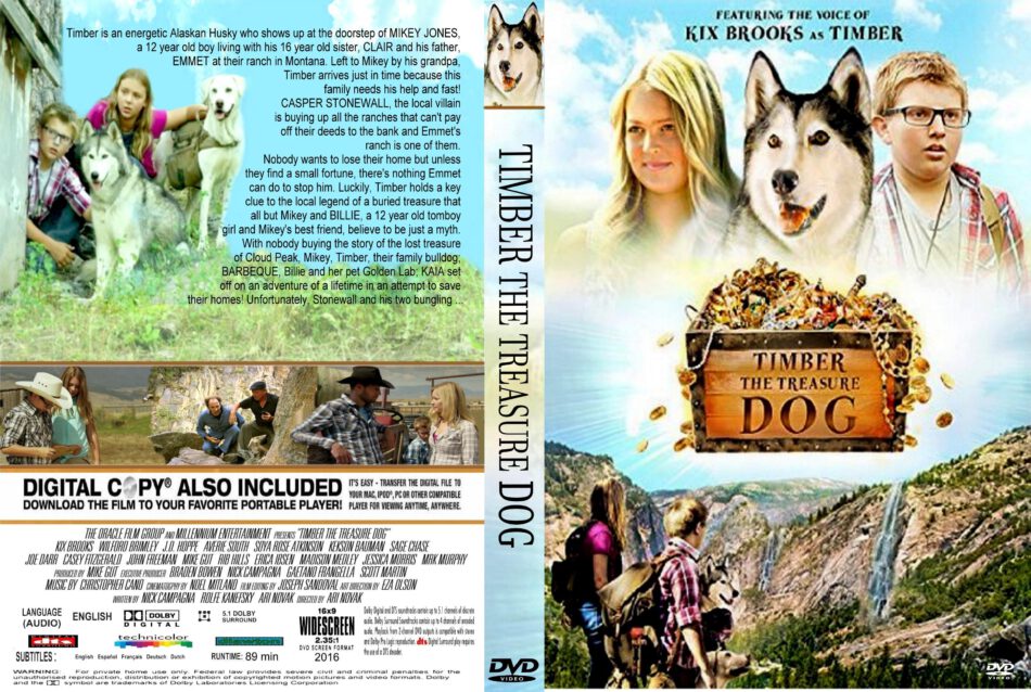 Timber The Treasure Dog Dvd Cover 16 R1 Custom