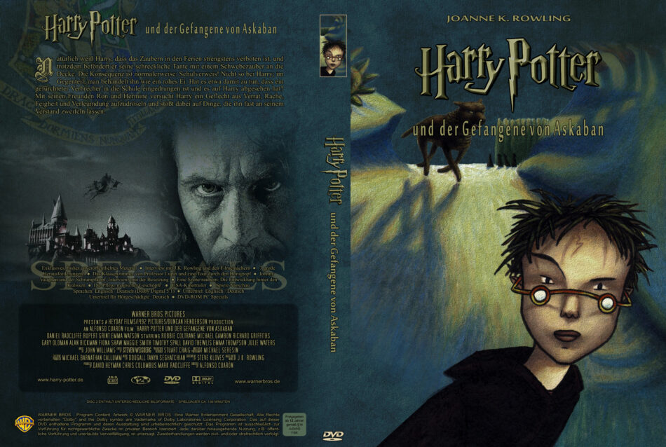 Harry Potter Und Der Gefangene Von Askaban Dvd Cover 04 R2 German