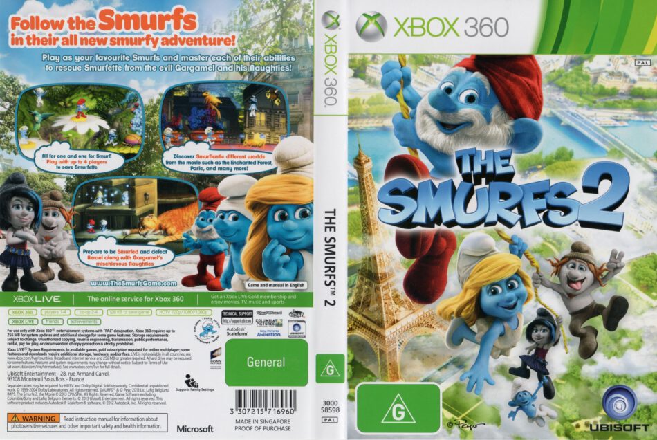 the smurfs 2 xbox 360