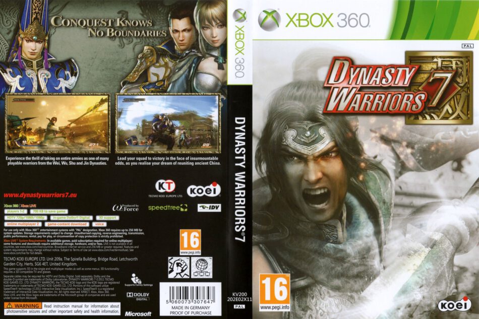 dynasty warrior xbox 360