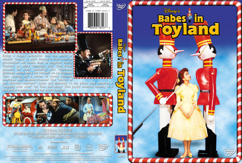 Babes In Toyland Dvd Cover 1961 R1 Custom