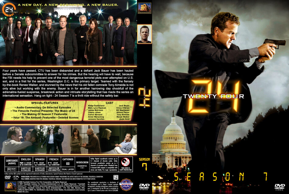24 Season 7 Dvd Cover Labels 09 R1 Custom