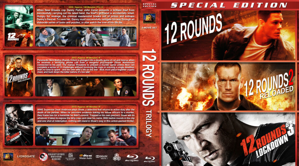 12 Rounds (2009) dvd movie cover