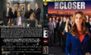 The Closer - Season 6 (part of a spanning spine set) (2011) R1 Custom Cover & labels