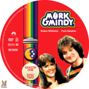 Mork & Mindy - Seasons 1-3 dvd labels (1978-1982) R1 Custom