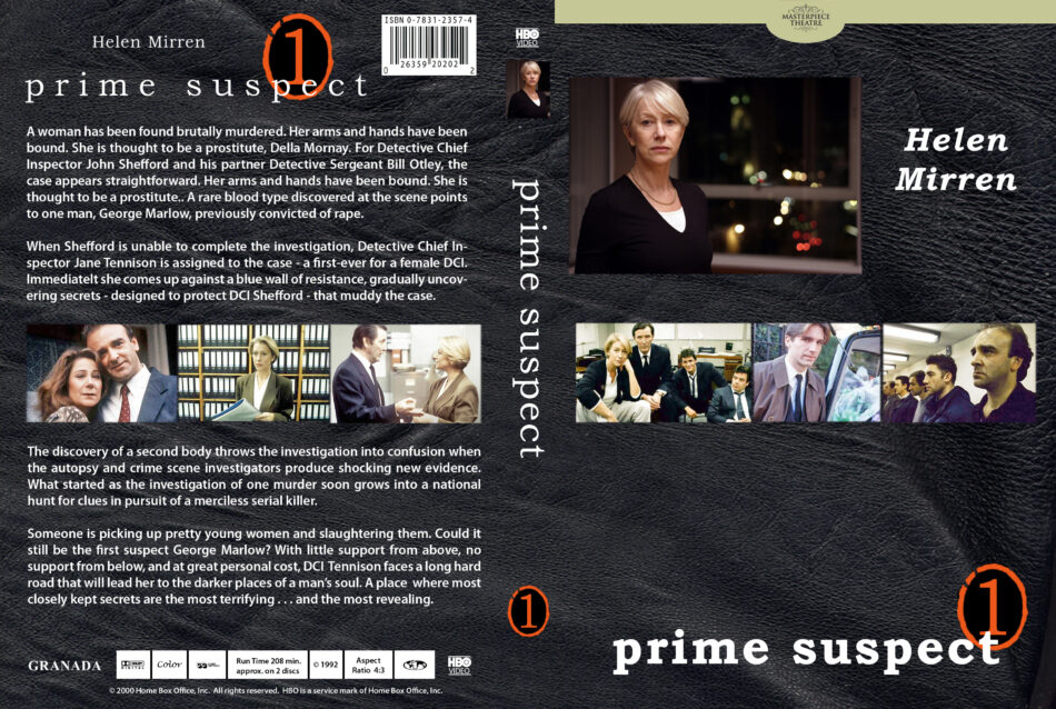 Prime Suspect - Series 1-7 dvd covers (1991-2006) R1 Custom