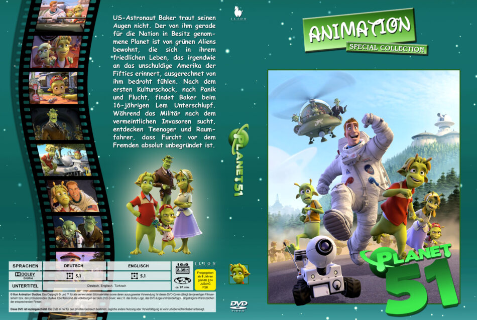 Planet 51 Dvd Cover 09 R2 German