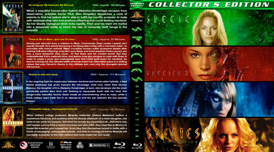 Особь 1 4. Species 1995 Blu ray. Особь: Пробуждение (DVD).