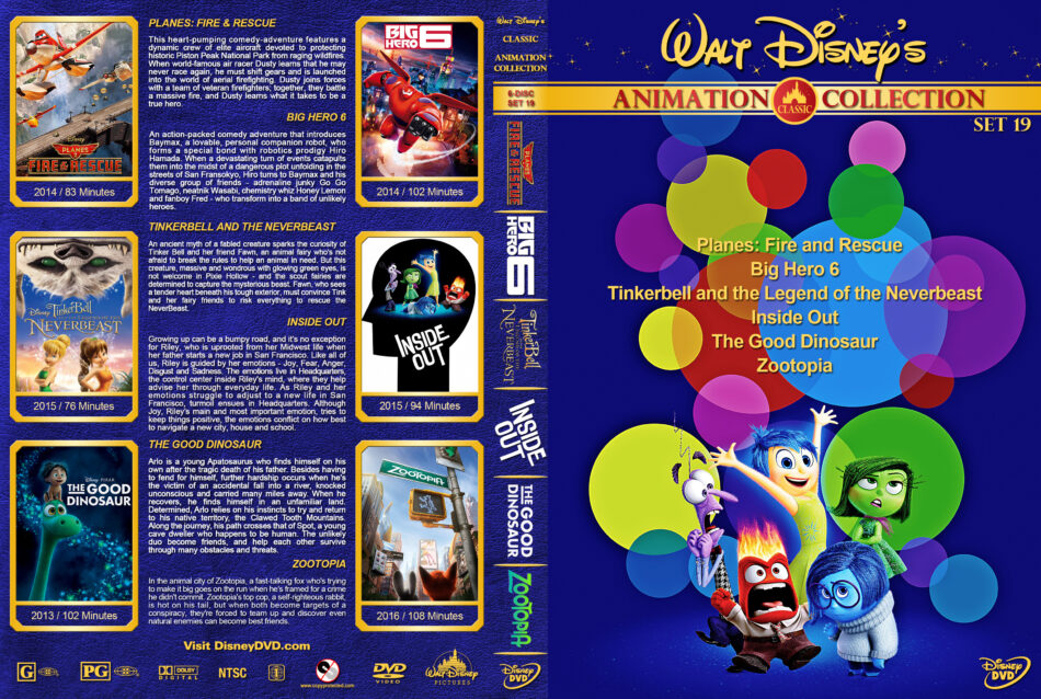 Walt Disney S Classic Animation Set 19 Dvd Cover 2013