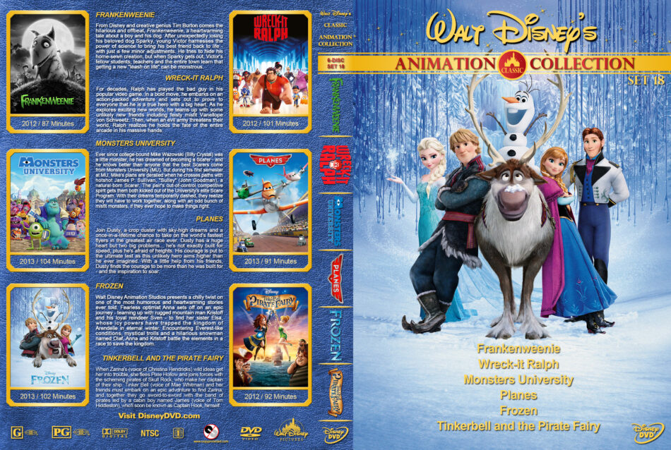 Walt Disney Animation Collection Dvd Cover