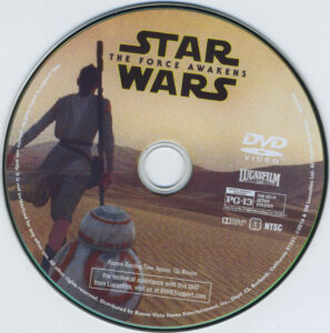 Star Wars: The Force Awakens blu-ray cover & labels (2016) R1