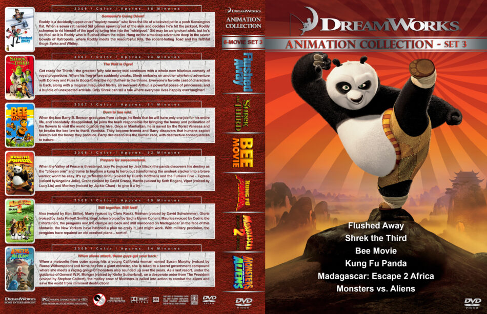 Dreamworks Animation Collection Set 3 2006 2009 R1 Custom Dreamworks Animation Collection Set 3 2006 2009 R1 Custom