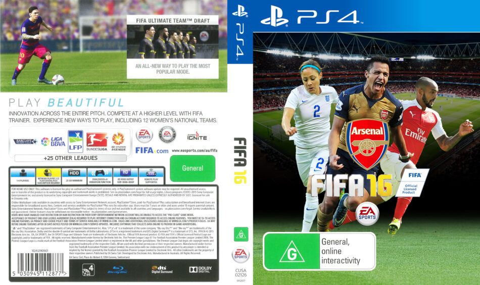 Fifa 16 Arsenal Edition Dvd Cover 15 Custom