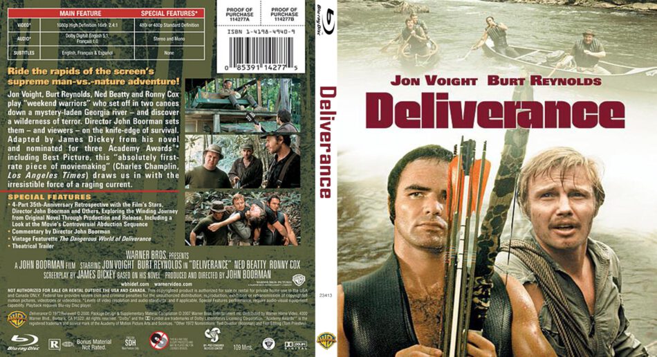 Deliverance bluray cover (1972) R1 Custom