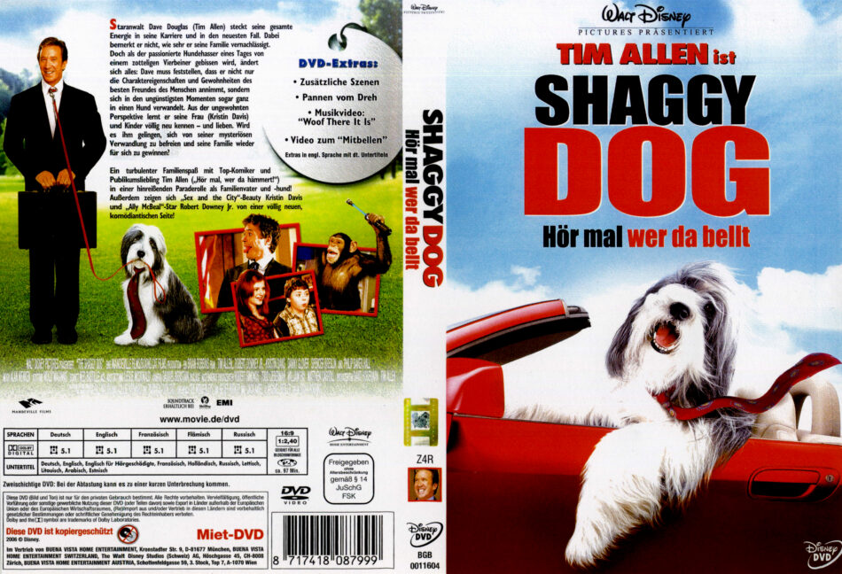 Shaggy Dog - Hör mal, wer da bellt dvd cover (2006) R2 German