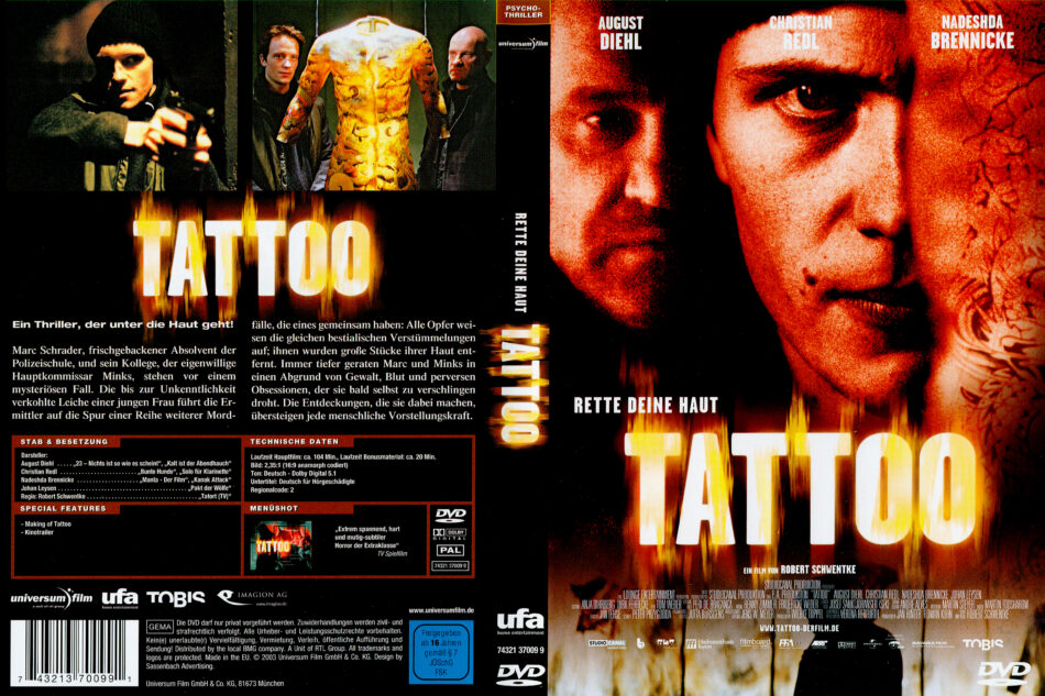 Tattoo 2002 Russian dvd movie cover