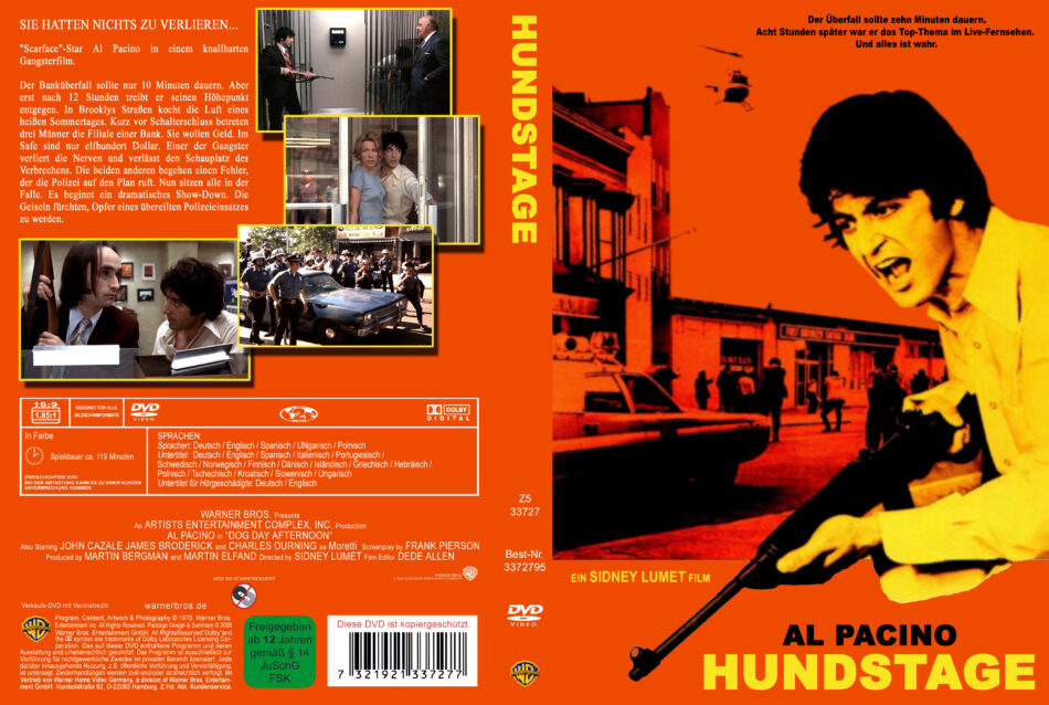 Hundstage dvd cover (1975) R2 German