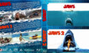 Jaws / Jaws 2 Double Feature (1975-1978) R1 Custom Blu-Ray Covers