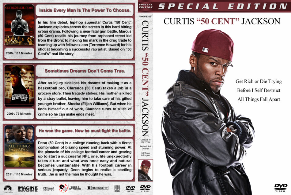 Curtis 50 Cent Jackson Triple Feature 2005 2011 R1 Custom