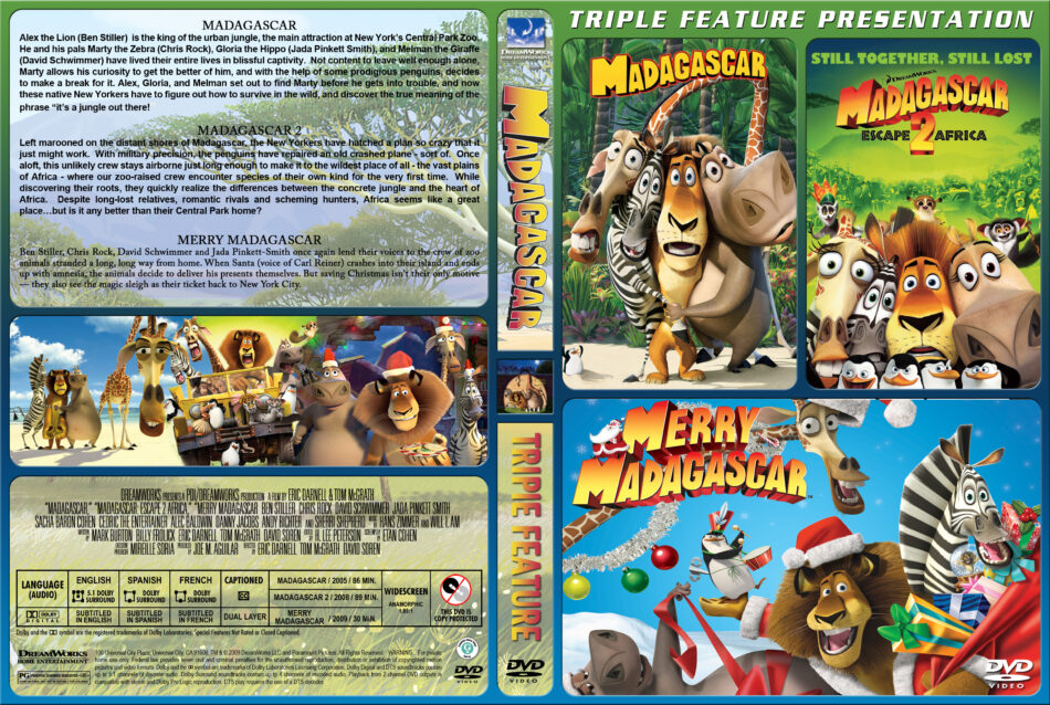 madagascar dvd cover