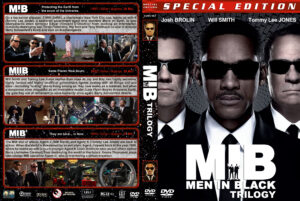 Men in Black Trilogy dvd covers (1997-2012) R1 Custom