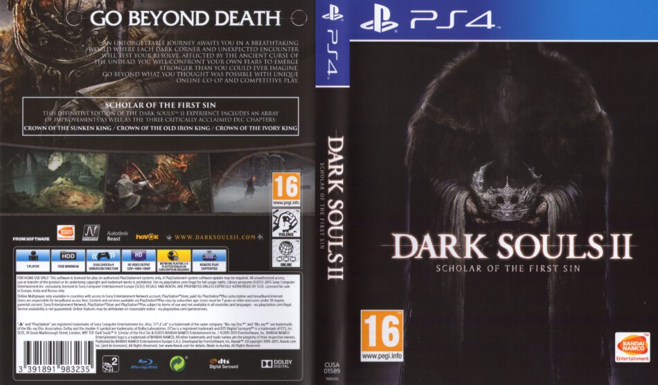 dark souls 3 ps4 cover