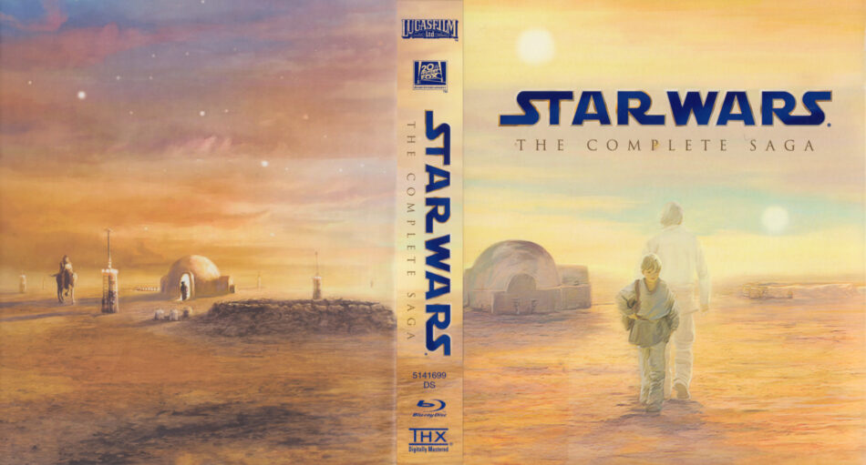 star wars the complete saga blue ray