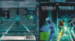 Tron / Tron Legacy 2 Disc Edition (2011) R2 German Blu-Ray Cover & labels