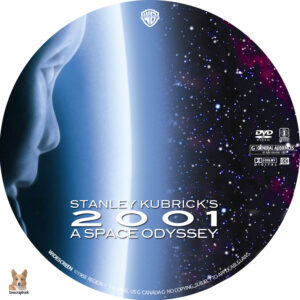 2001: A Space Odyssey dvd labels (1968) R1 Custom