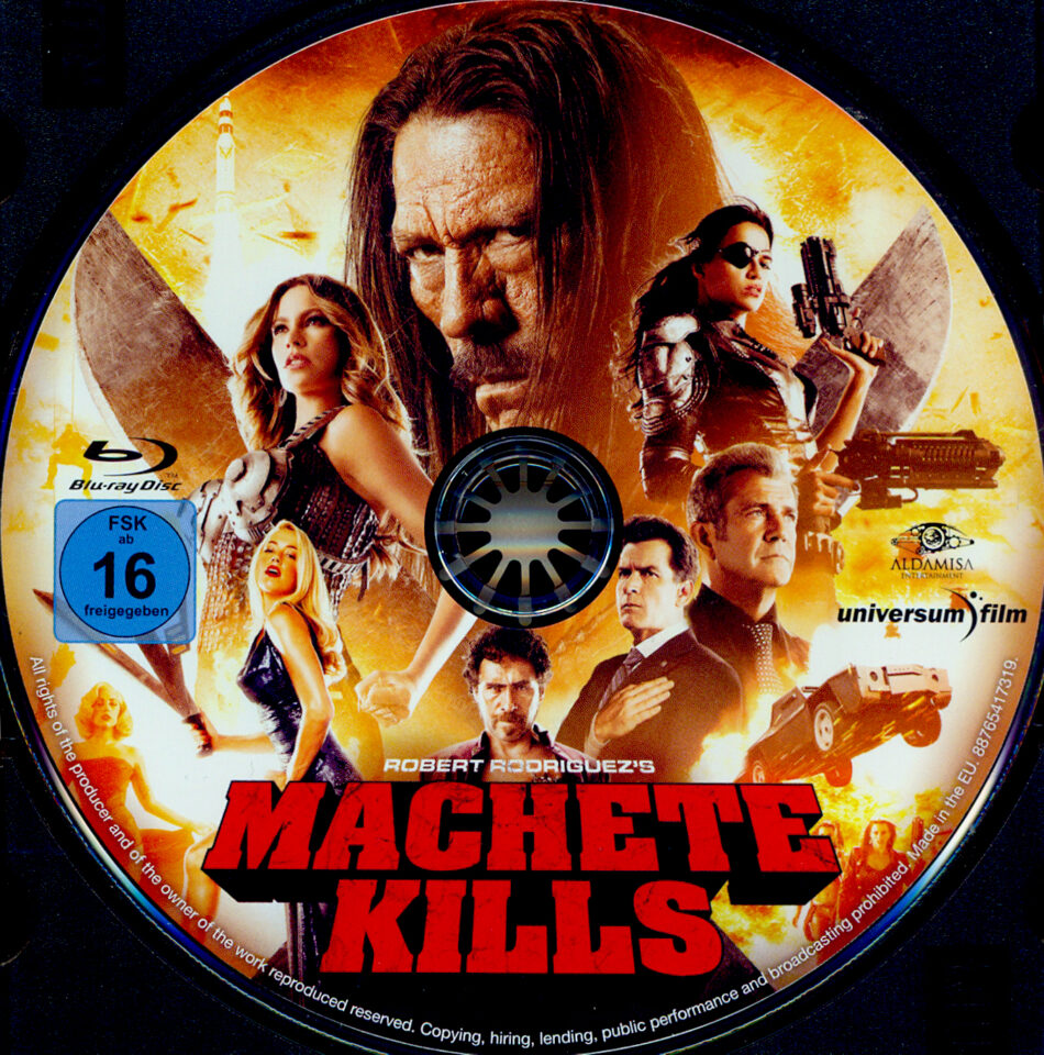 Machete Kills blu-ray label (2013) R2 German
