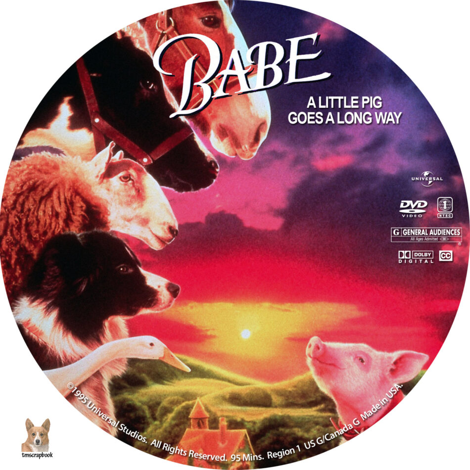 Babe Dvd Label 1995 R1 Custom