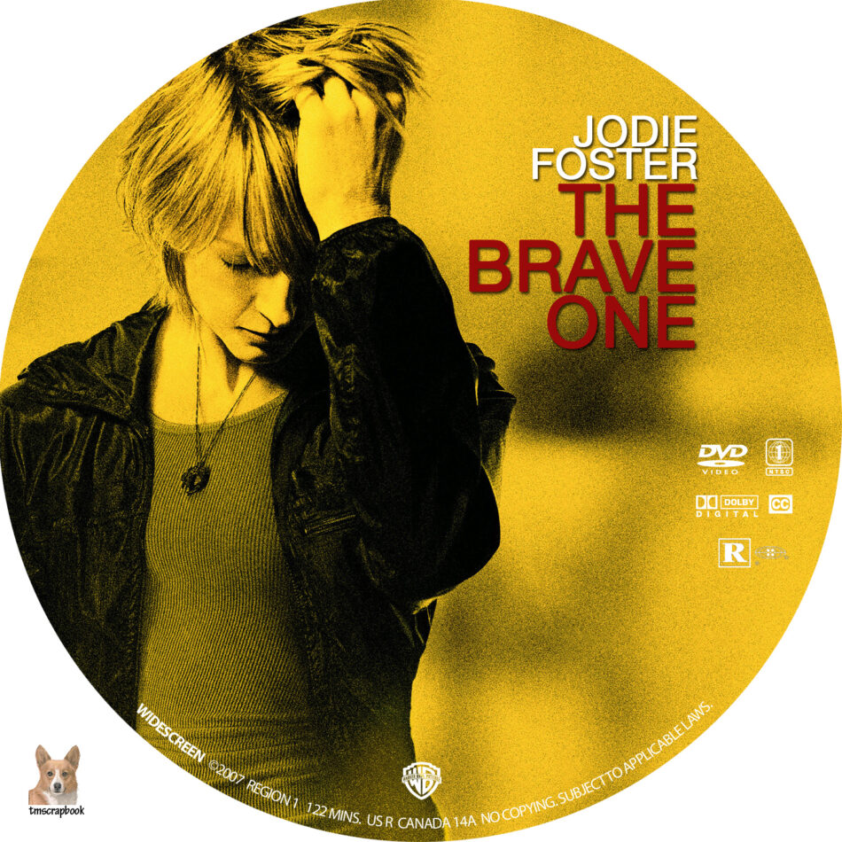 The Brave One dvd label (2007) R1 Custom