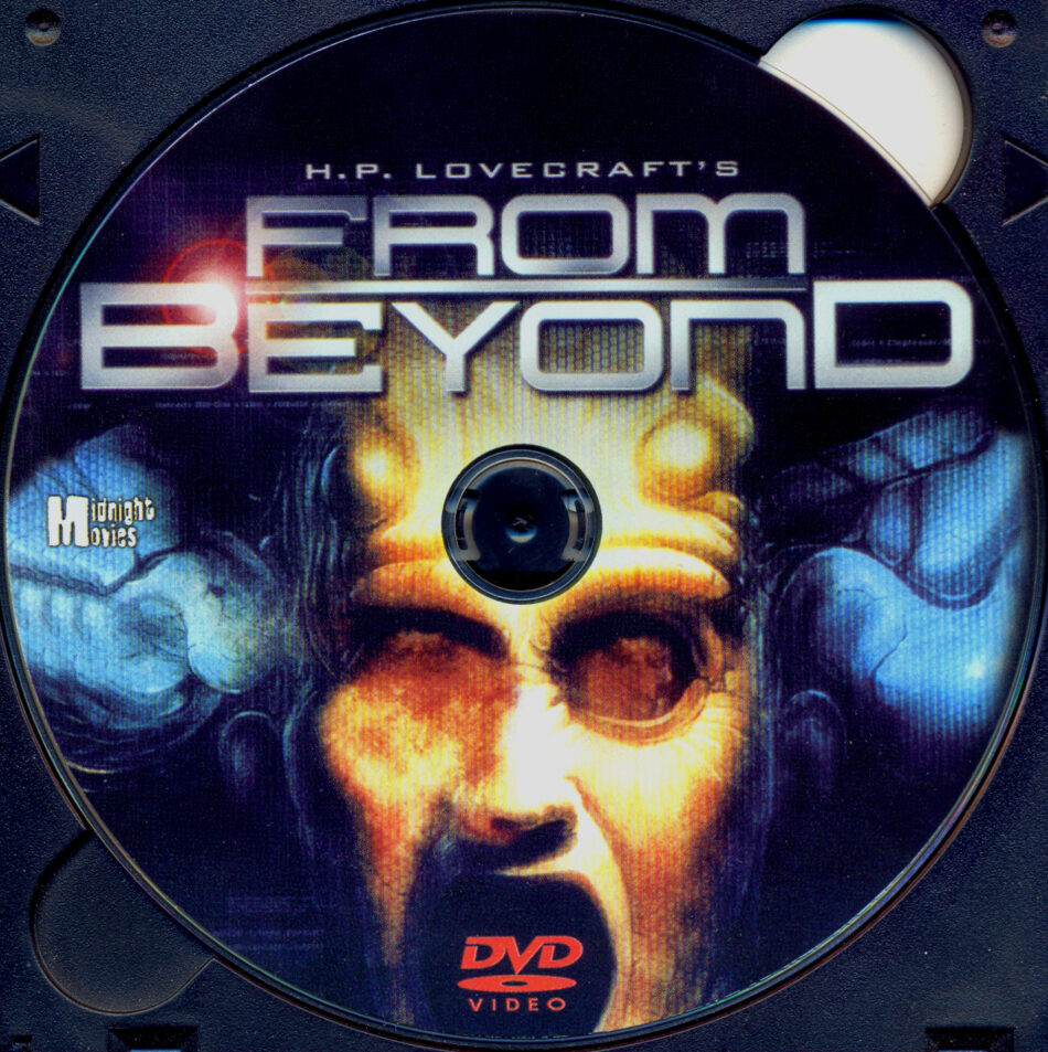 From Beyond - Aliens des Grauens dvd label (1986) R2 German