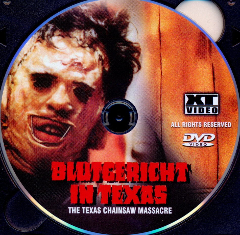 the texas chain saw massacre dvd label