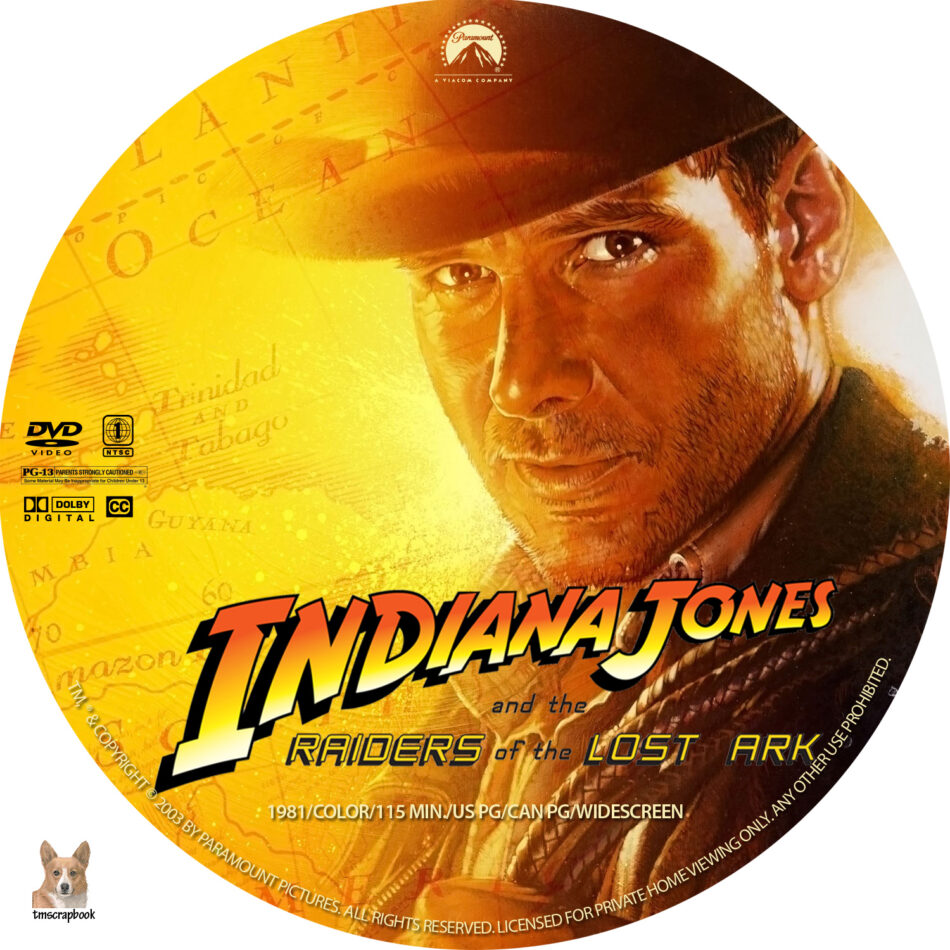 Indiana Jones Labels