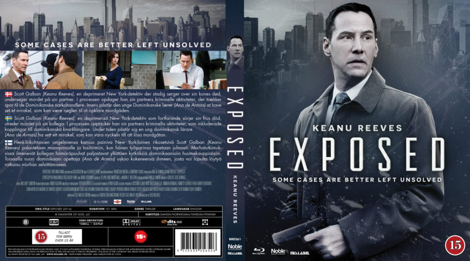 Exposed Blu-ray Cover (2016) R2 Nordic