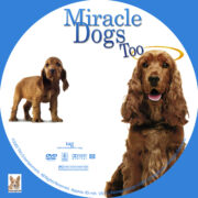 Miracle Dogs Too dvd label (2006) R1 Custom