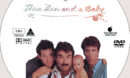 Three Men and a Baby (1987) R1 Custom Label