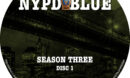 NYPD Blue - Season 3 (1995) R1 Custom Labels
